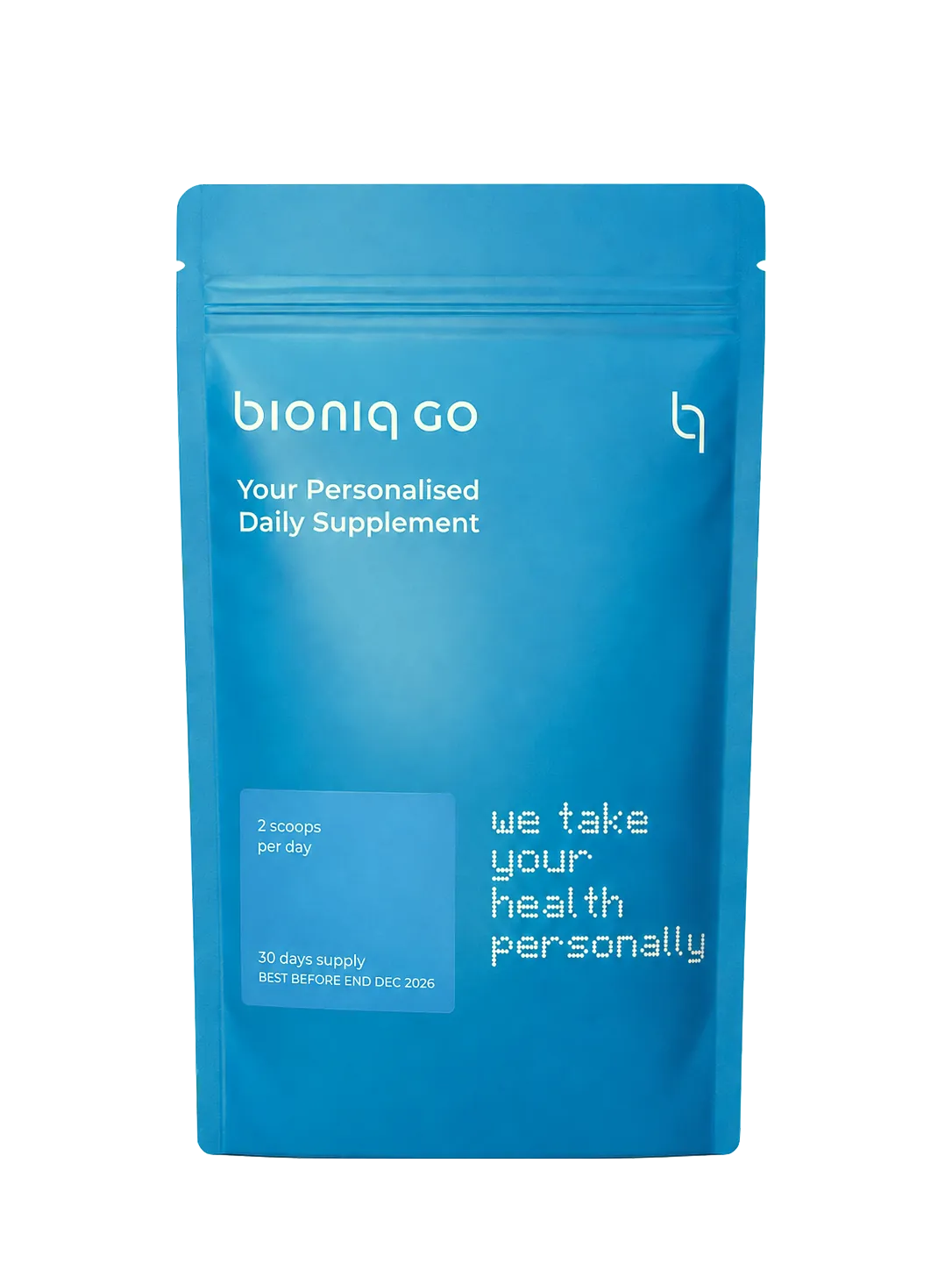 Bioniq Go pouch with your name