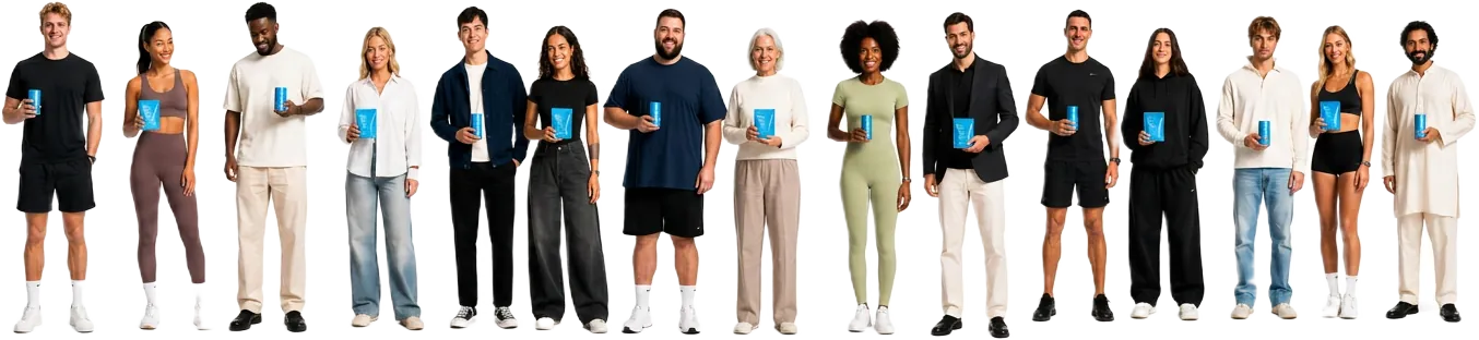 Real people, one personalised formula each — bioniq GO